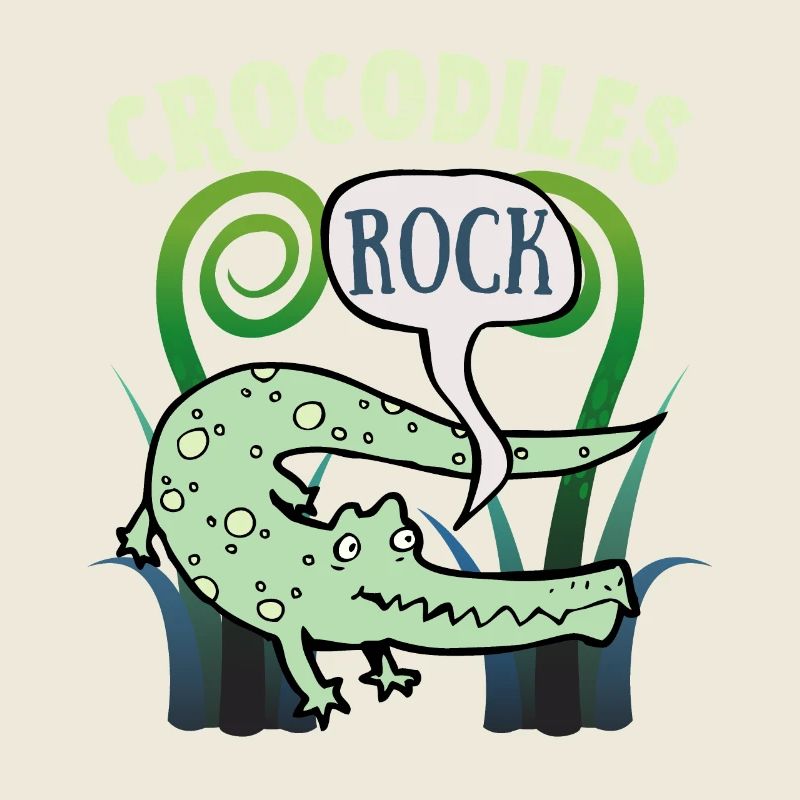 Crocodile crocodile, dicton drôle, style dessin animé