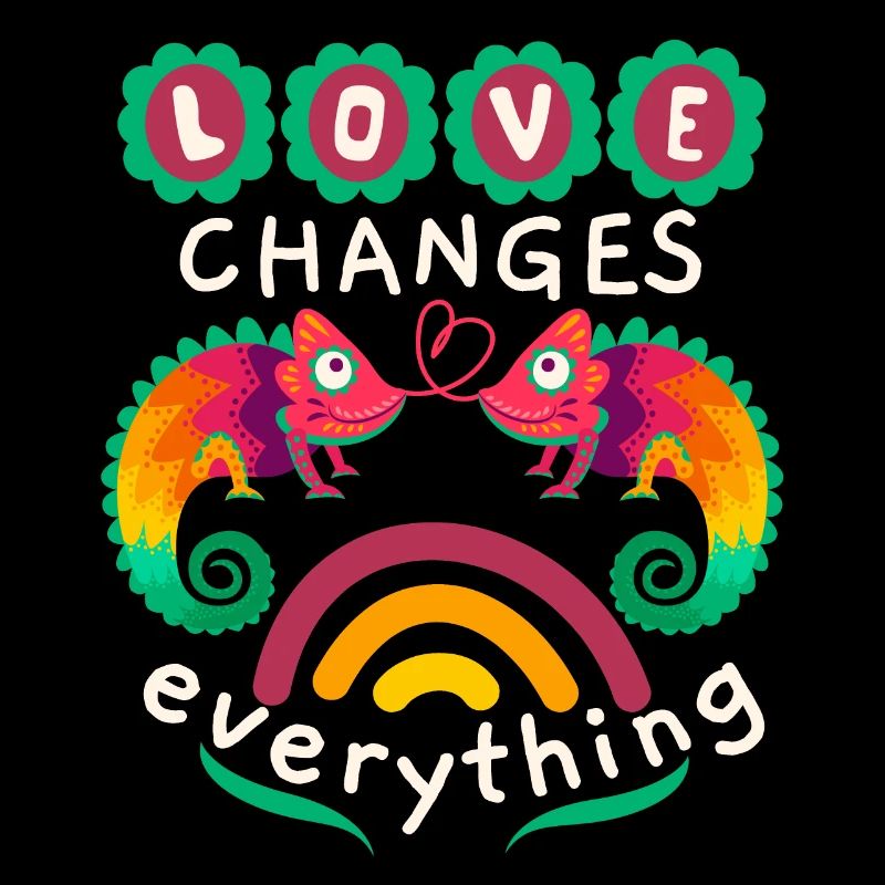 Valentine's Day, chameleon love, funny saying