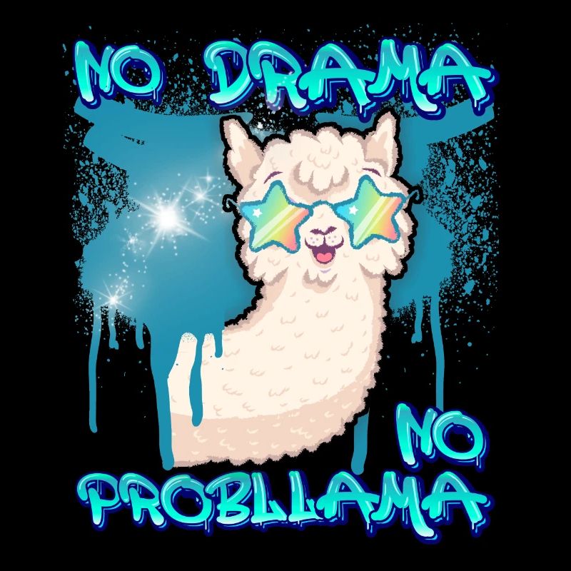 Lama-Llama, sans drame, dicton drôle, jeu de mots