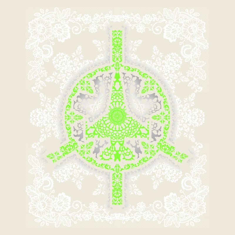 Frieden-Symbol, Friedenszeichen, Kampfjet No-War
