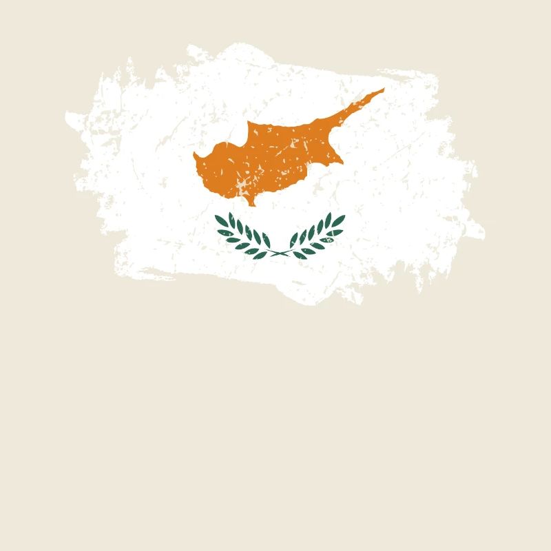 Zypern Flagge Grunge Zypern Fahne