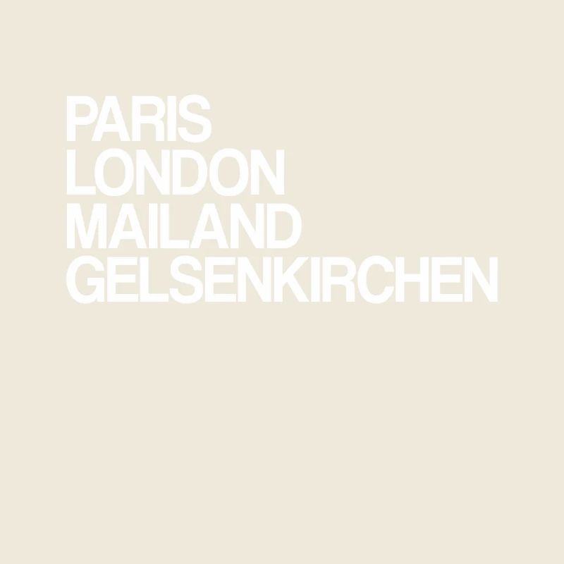 Gelsenkirchen Paris Londres Milan Gelsenkirchener