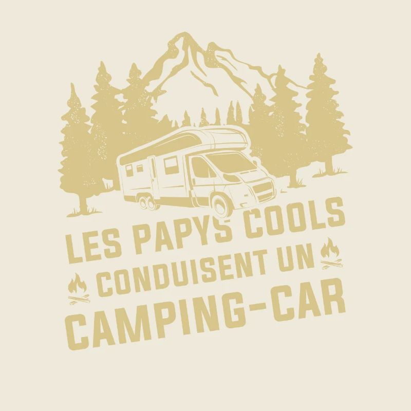 Les Papys Cool Conduisent Un Camping-car
