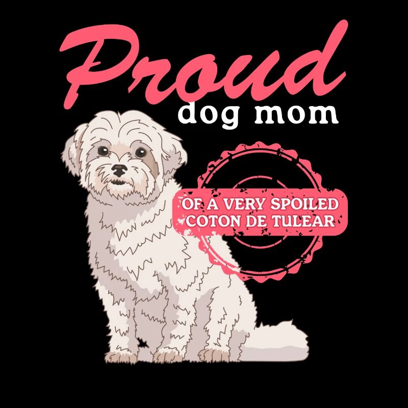 Coton de Tuléar Maman Chien Propriétaire Cadeau