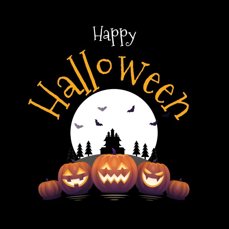 Halloween Pumpkins & Castle