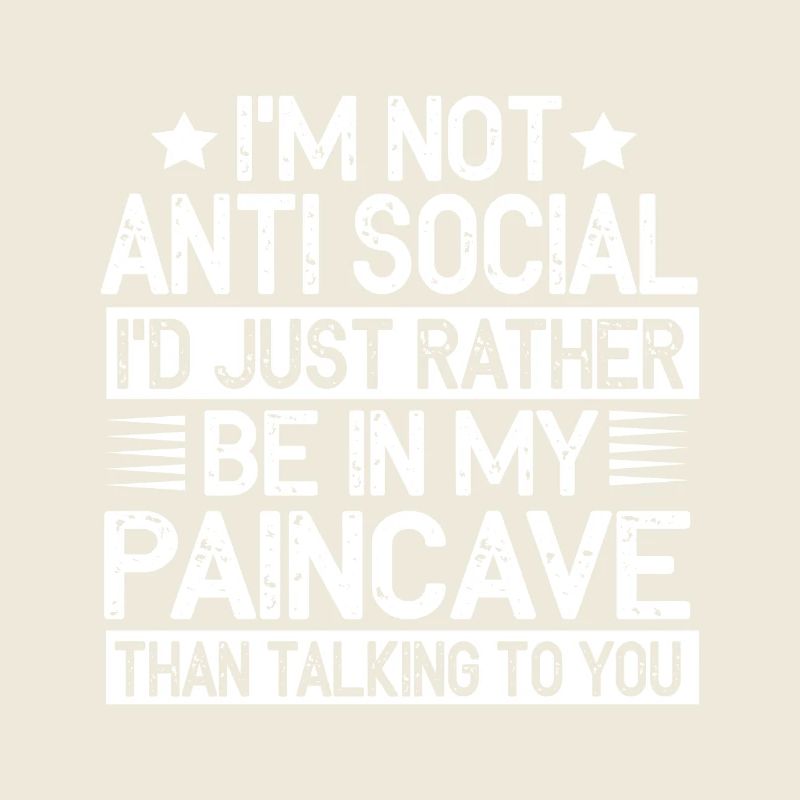I'm Not Antisocial Paincave Triathlon