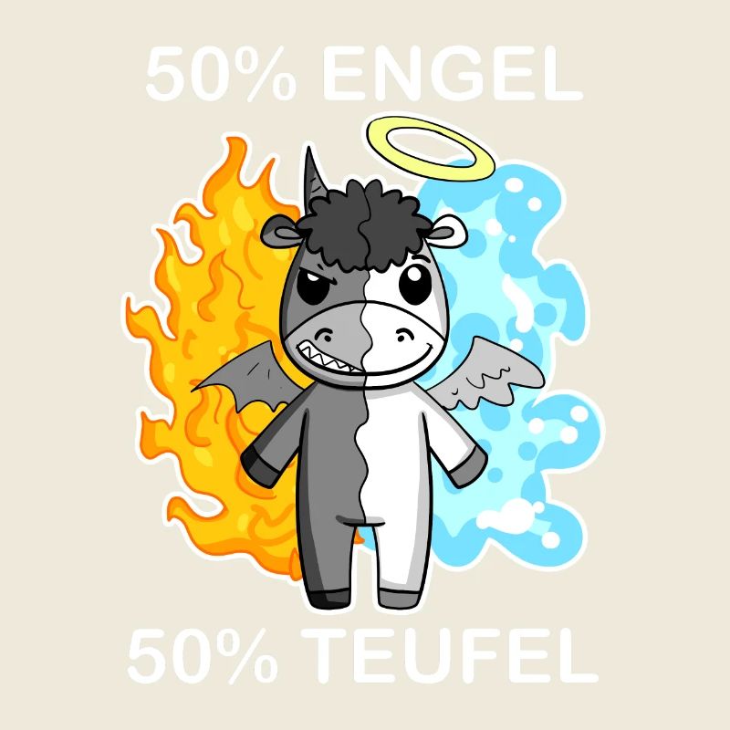 Esel - Engel und Teufel
