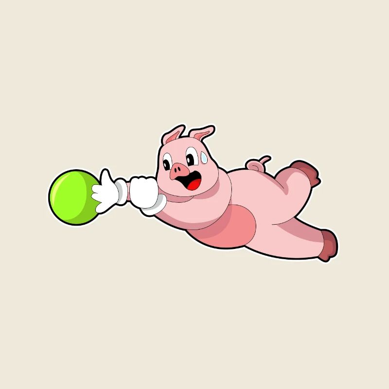 Schwein Bowling Bowlingkugel