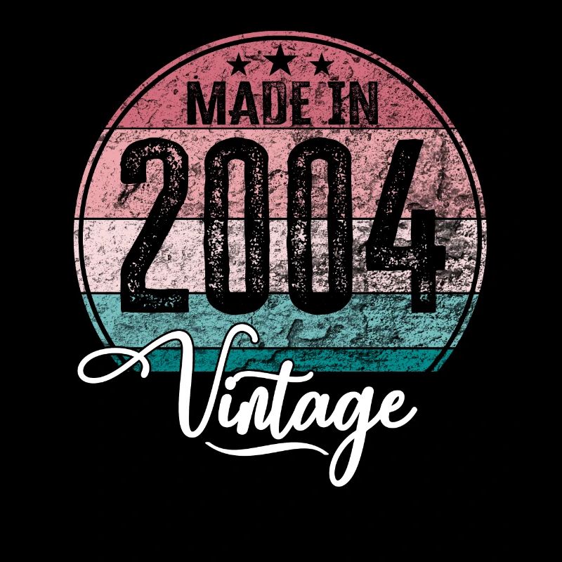 Vintage Fabriqué en 2004 Année de naissance 2004 Anniversaire