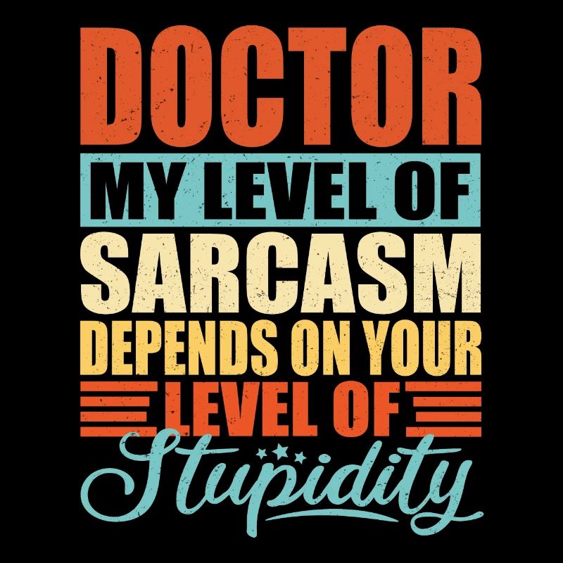 Doktor sarkasmus Lustig Doktor