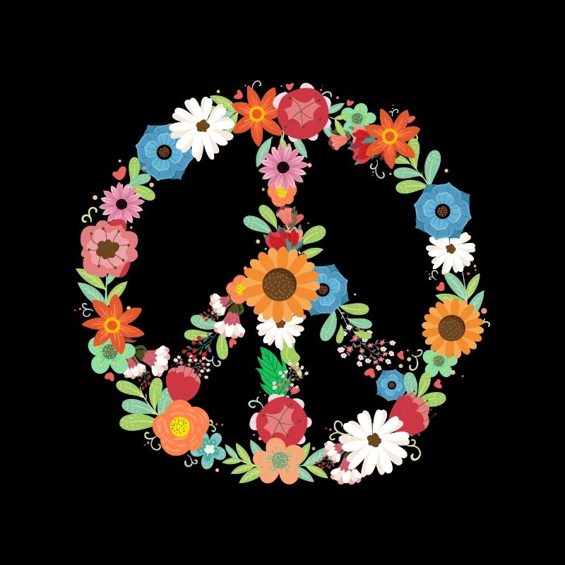 Blumenstrauß Friedenszeichen Botanischer