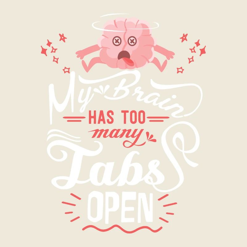 Motivational saying, funny saying, concentration