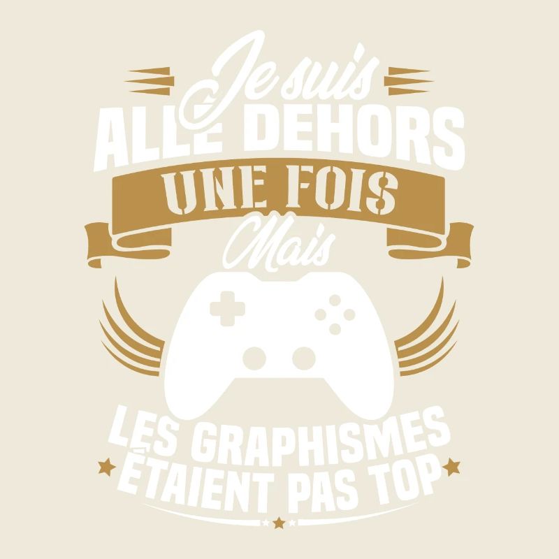 Humour cadeau console graphisme jeux vidéo
