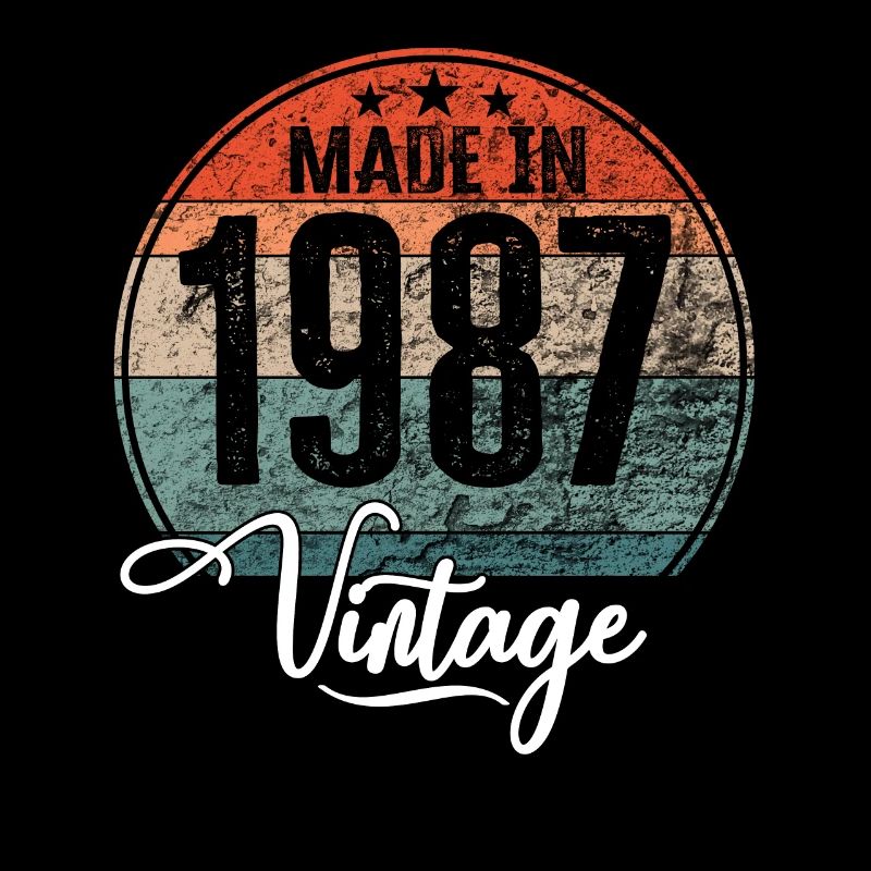 Millésime Fabriqué en 1987 Année de naissance 1987 Anniversaire