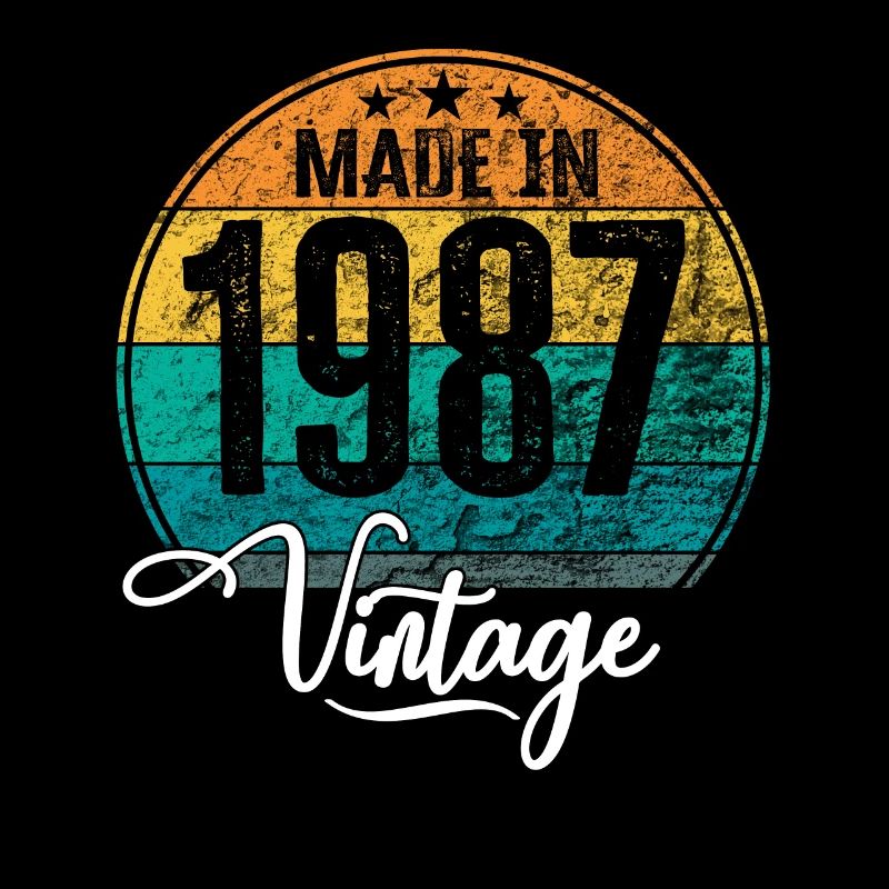 Millésime Fabriqué en 1987 Année de naissance 1987 Anniversaire