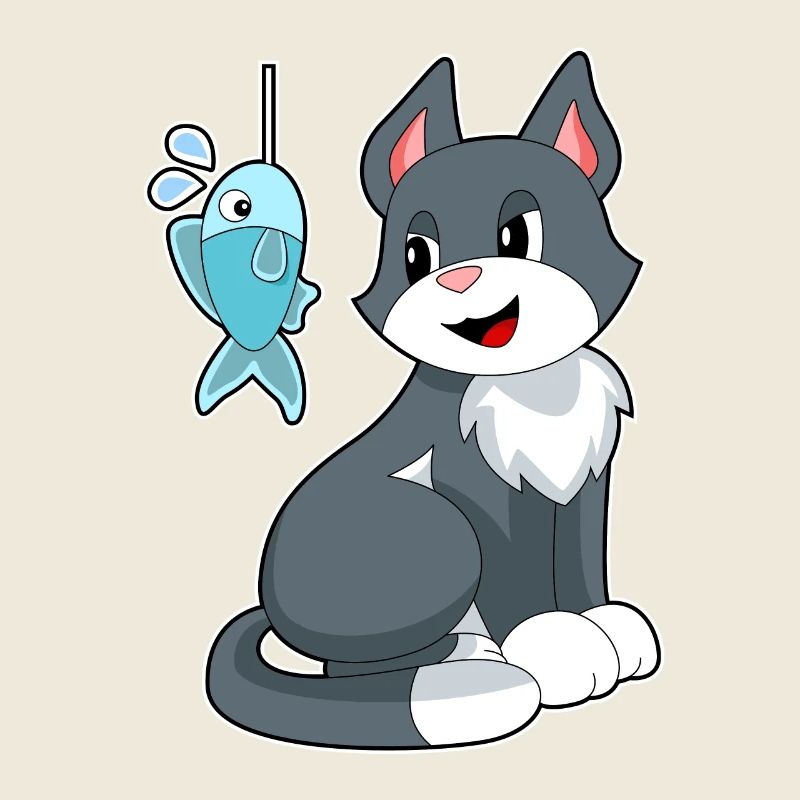 Poisson-appât chat