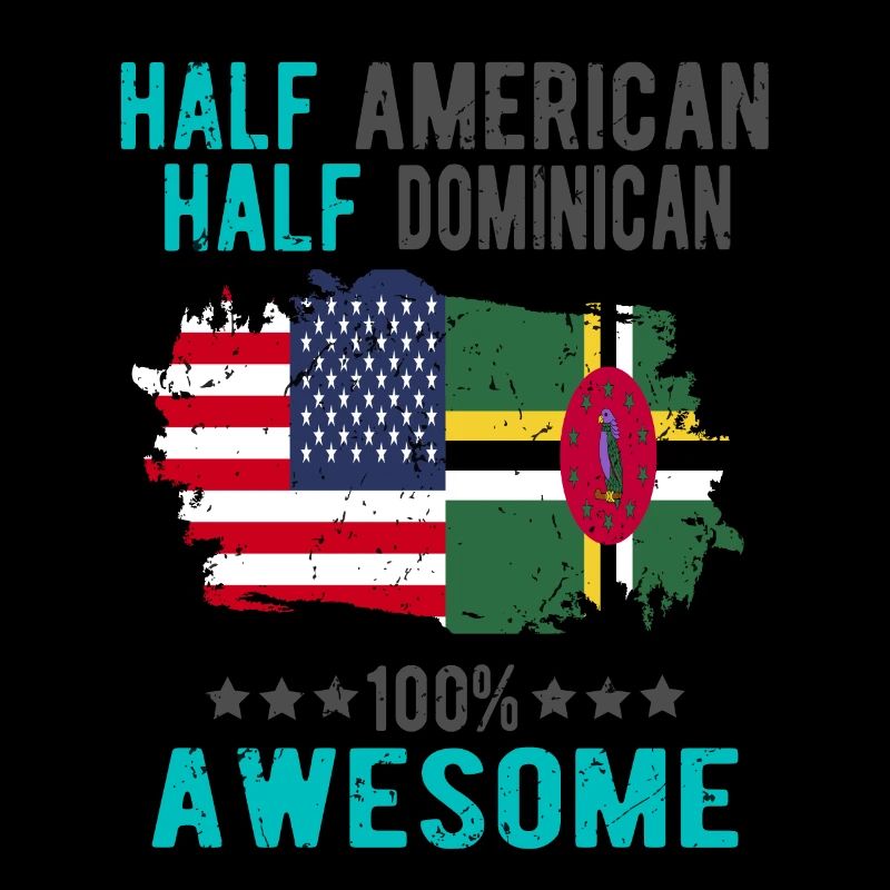Mi-Américain mi-dominicain