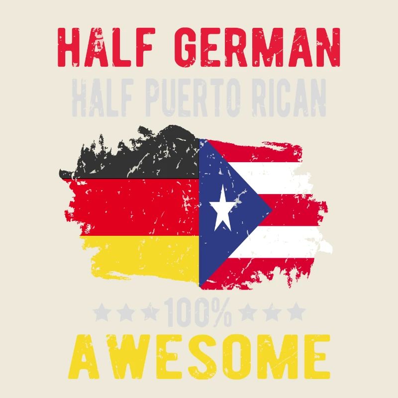 Half German half Puerto Ricans