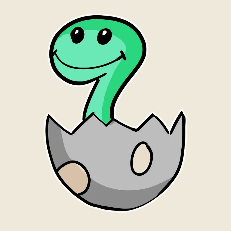 Dinosaur Egg Dino Motif