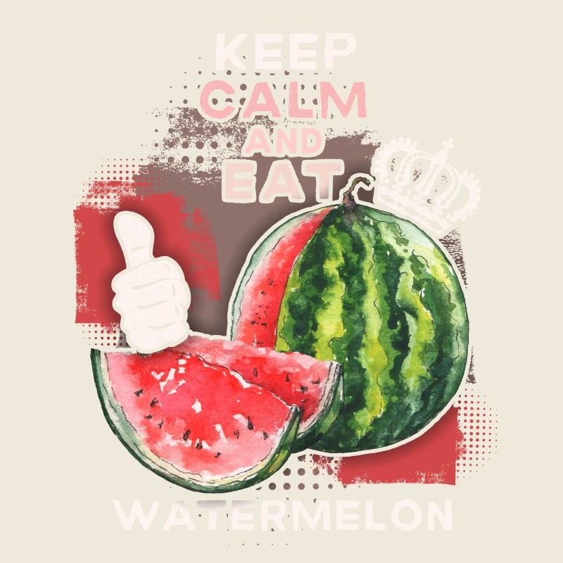 Pastèque drôle de dicton Eat-Watermelon