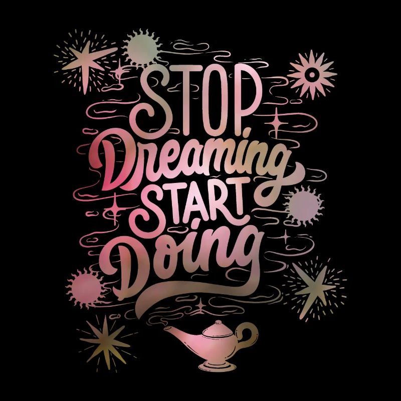 Motivation, motivational slogan saying, typography
