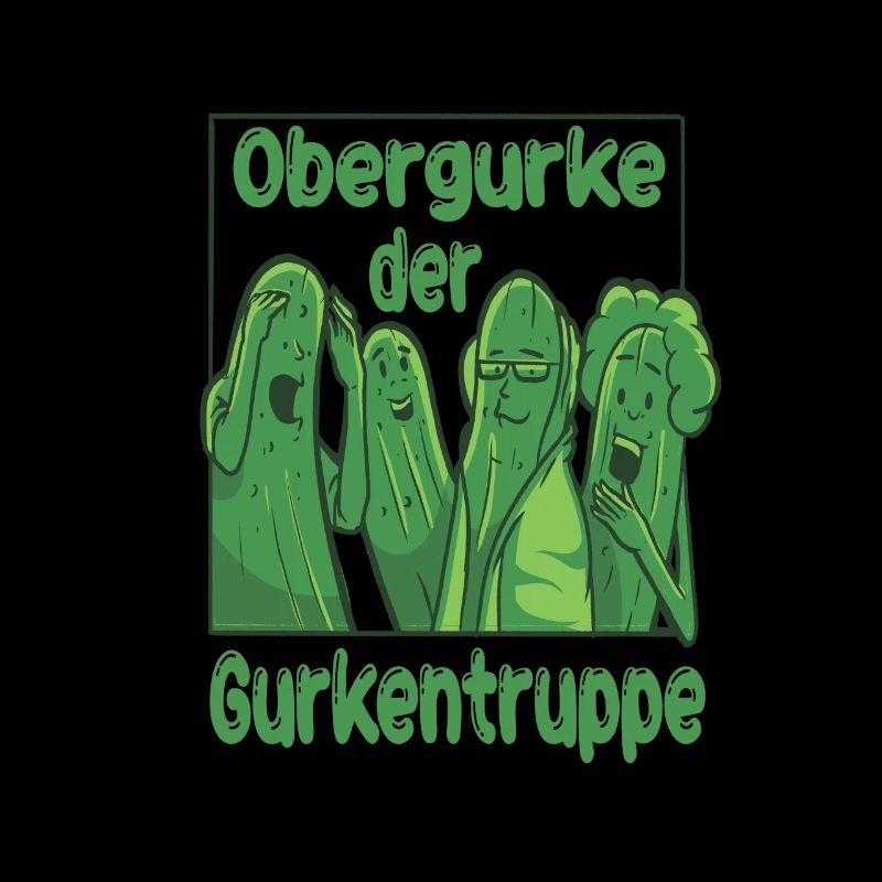 Obergurke Mannschaftsführer Gurkentruppe Verlierer