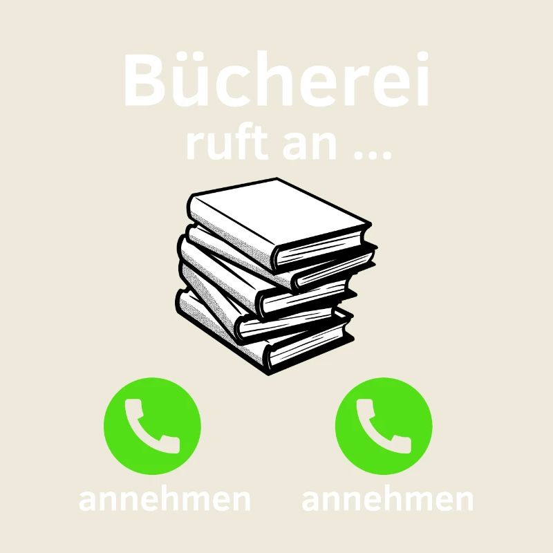 Bücherei ruft an - annehmen oder annehmen?