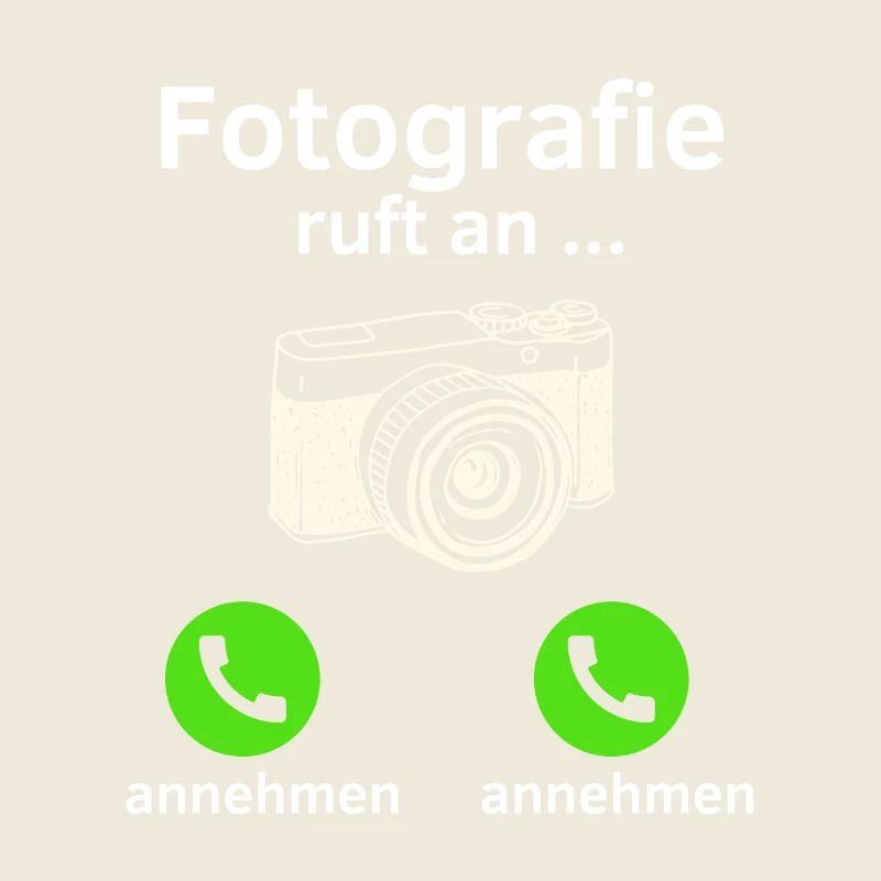 Fotografie ruft an - annehmen oder annehmen?