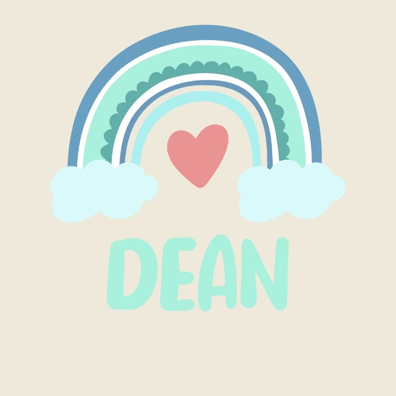 Dean Name Rainbow Baby