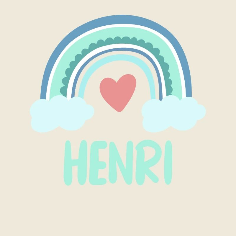 Henri Name Rainbow Baby