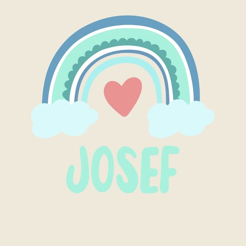 Josef Name Regenbogen Baby