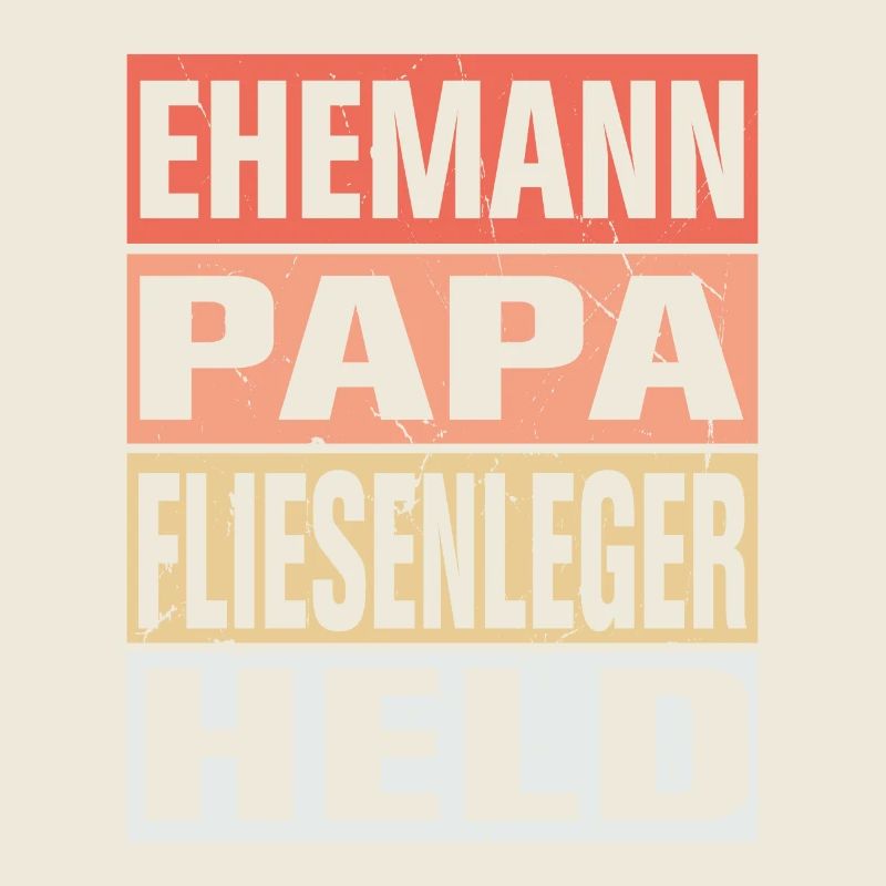 Fliesenleger Vater Ehemann Held