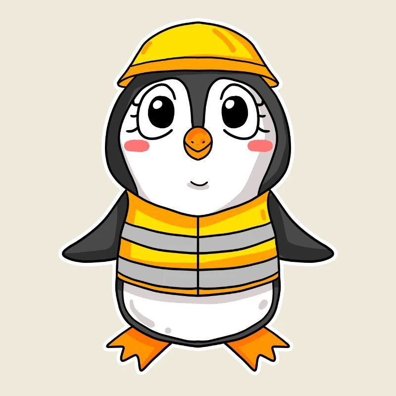 Penguin Kids Motif