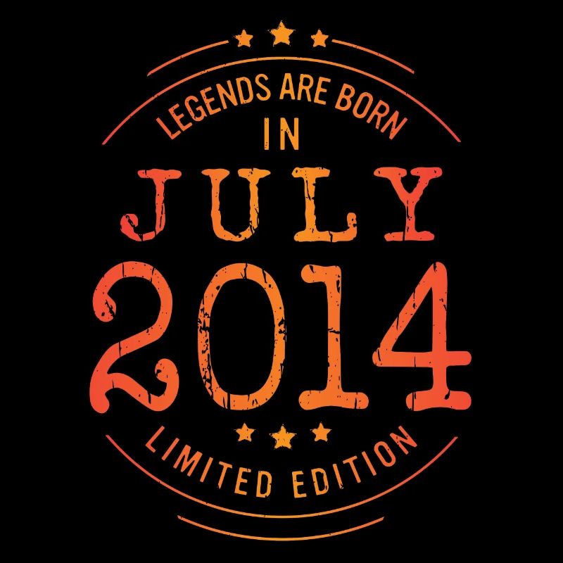 Geburtstag Juli 2014 Limited Edition Vintage