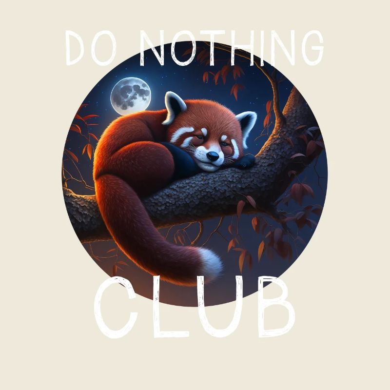 Do Nothing Club Red Panda