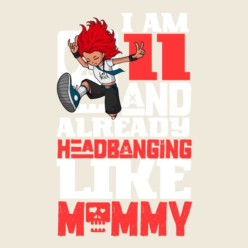 Ich bin 11 - Mädchen Rocker