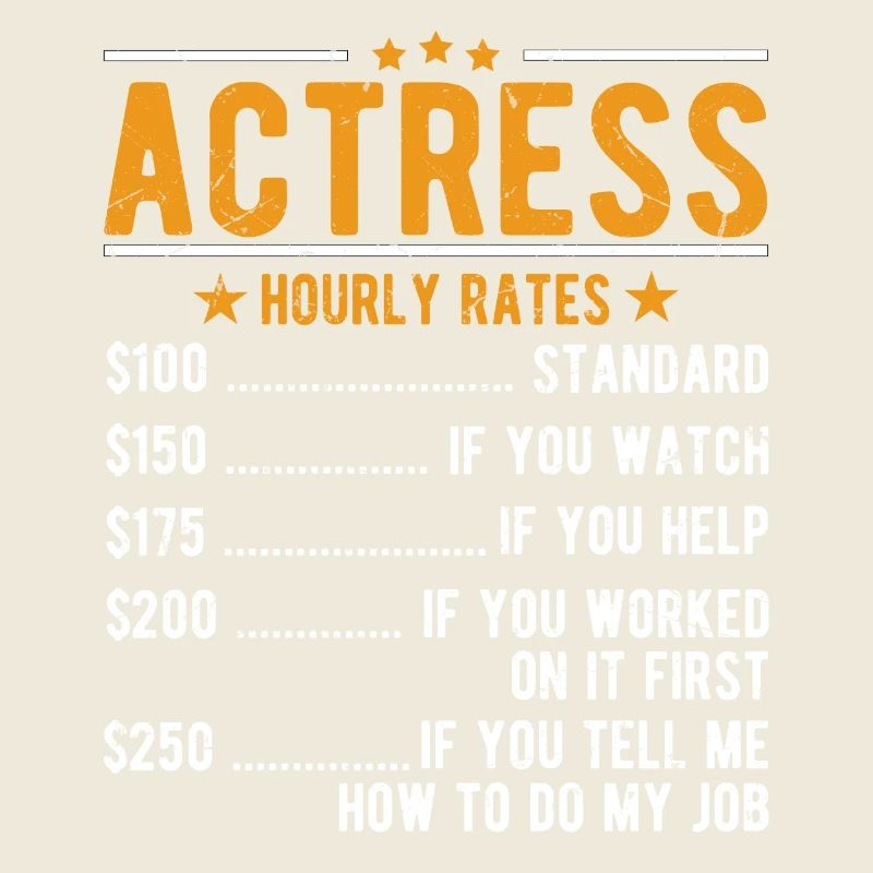 Actrice Salaire horaire