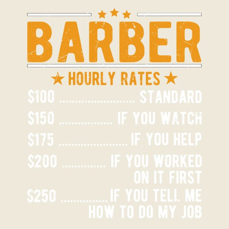 Salaire horaire de barbier