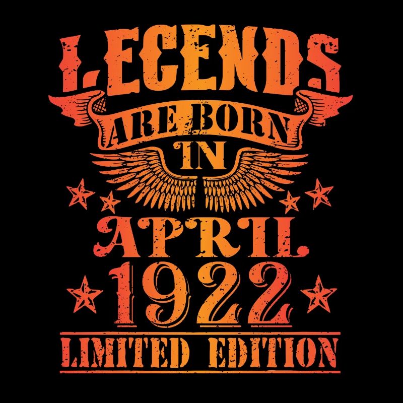 Anniversaire Avril 1922 Edition Limitée Millésime