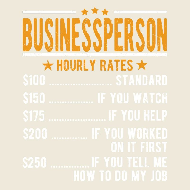 Selbstständiger Stundenlohn