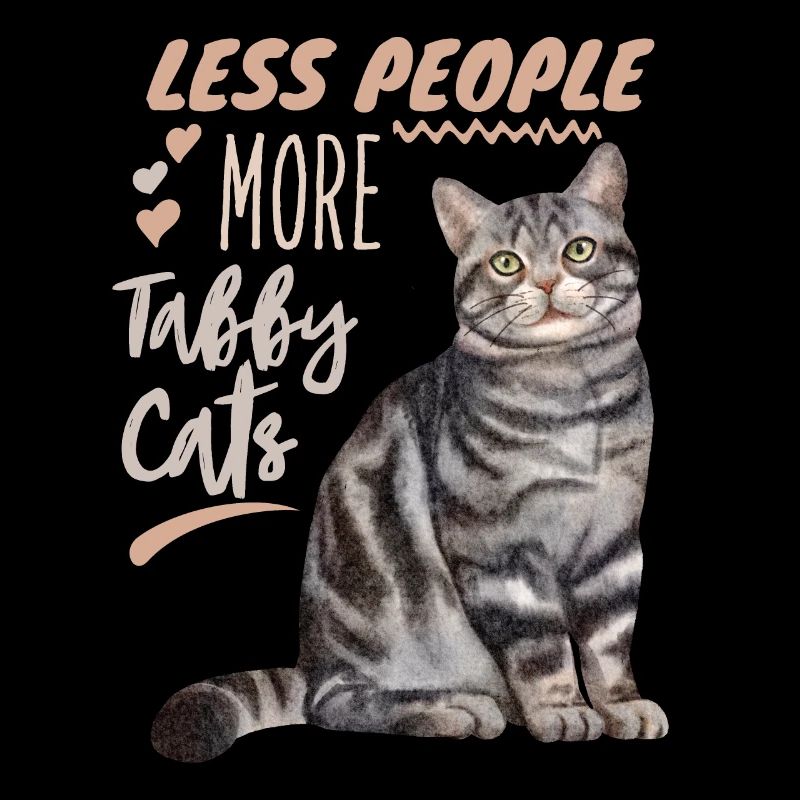 Katze, Tabby-Cat, getigerte Katze lustiger Spruch