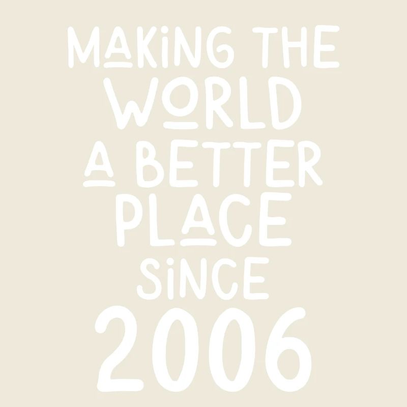 Making the World a better place since 2006