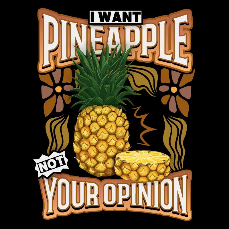 Lustige Ananas, Pineapple Spruch
