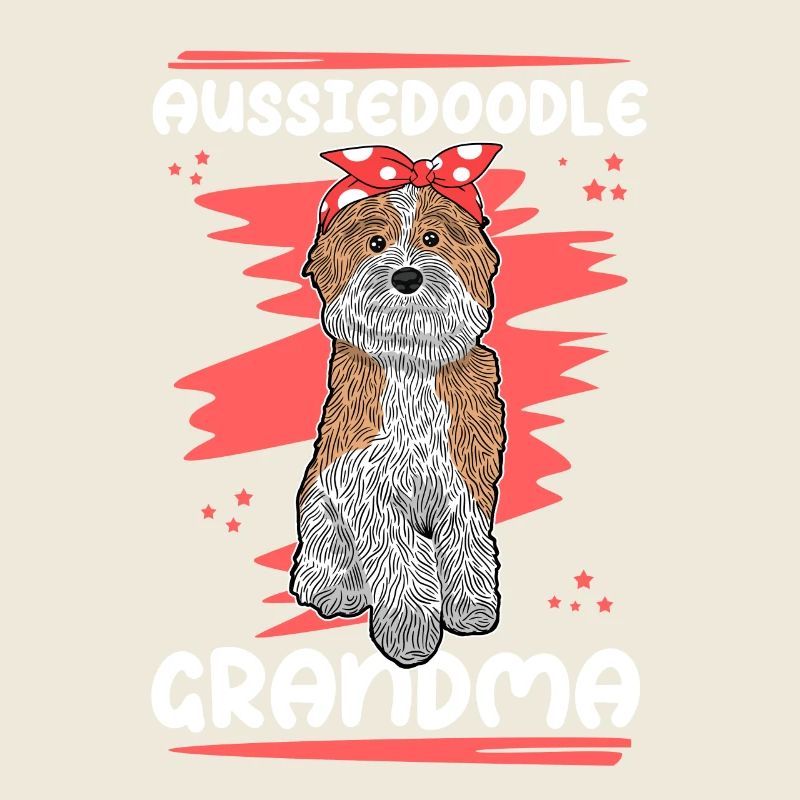 Aussiedoodle Grandma Hunde Hundebesitzer Geschenk