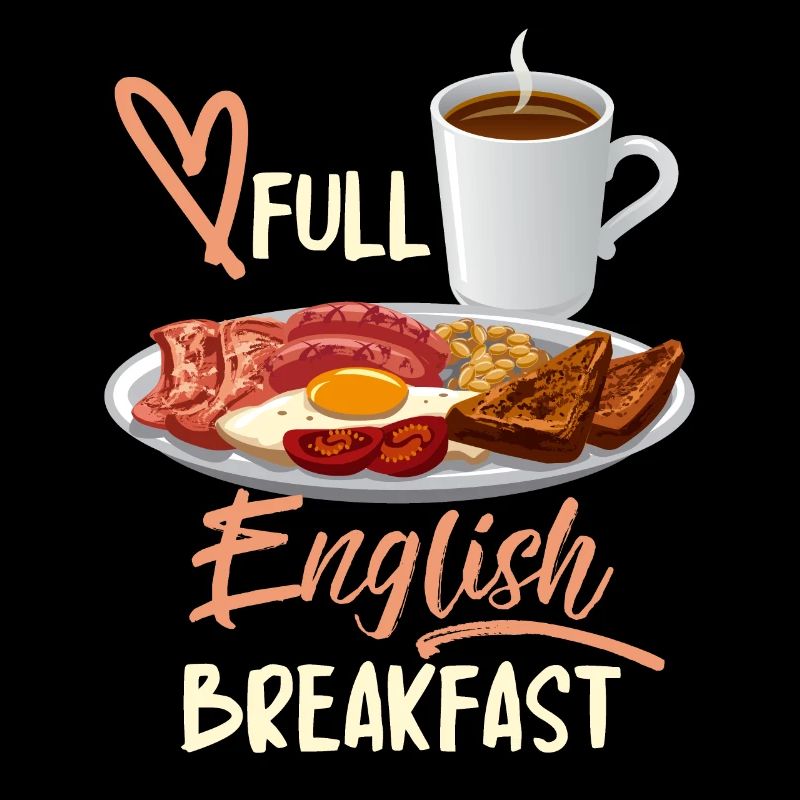 English Breakfast, Englisches Frühstück Spruch