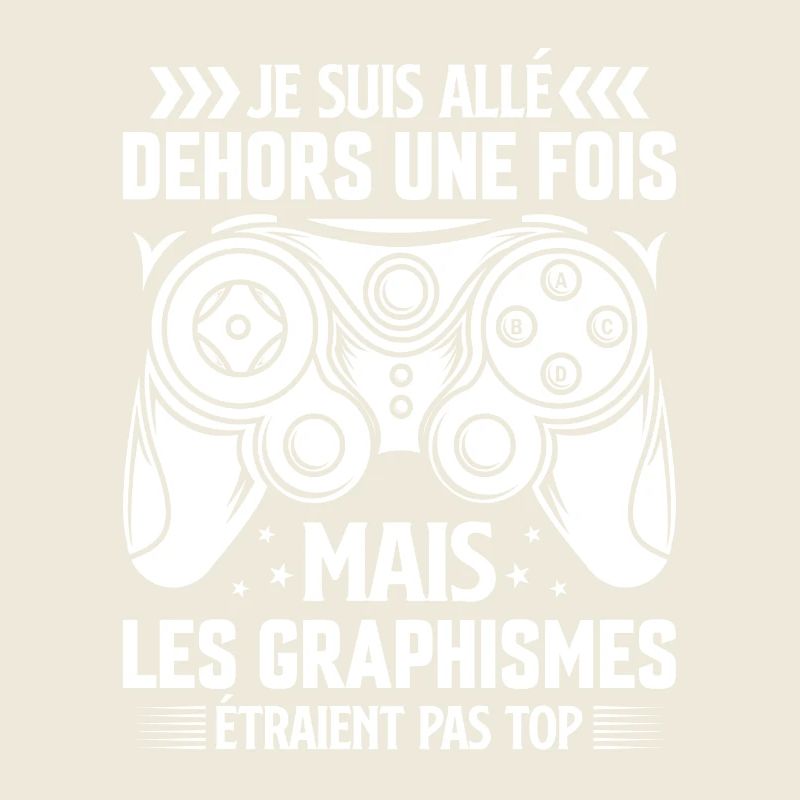 Humour cadeau console graphisme jeux vidéo