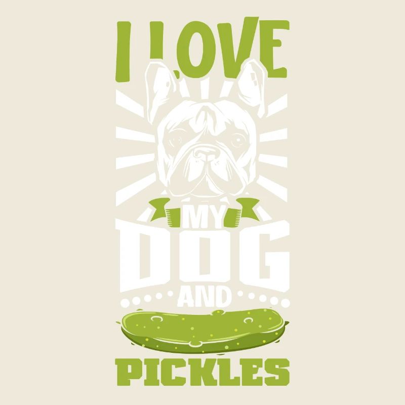 J’aime mon chien et mes cornichons - Concombres