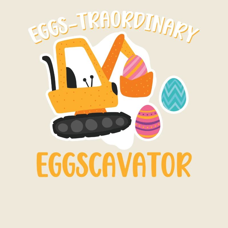 Eggs-traordinary Eggscavator Construction Excavator Excavators