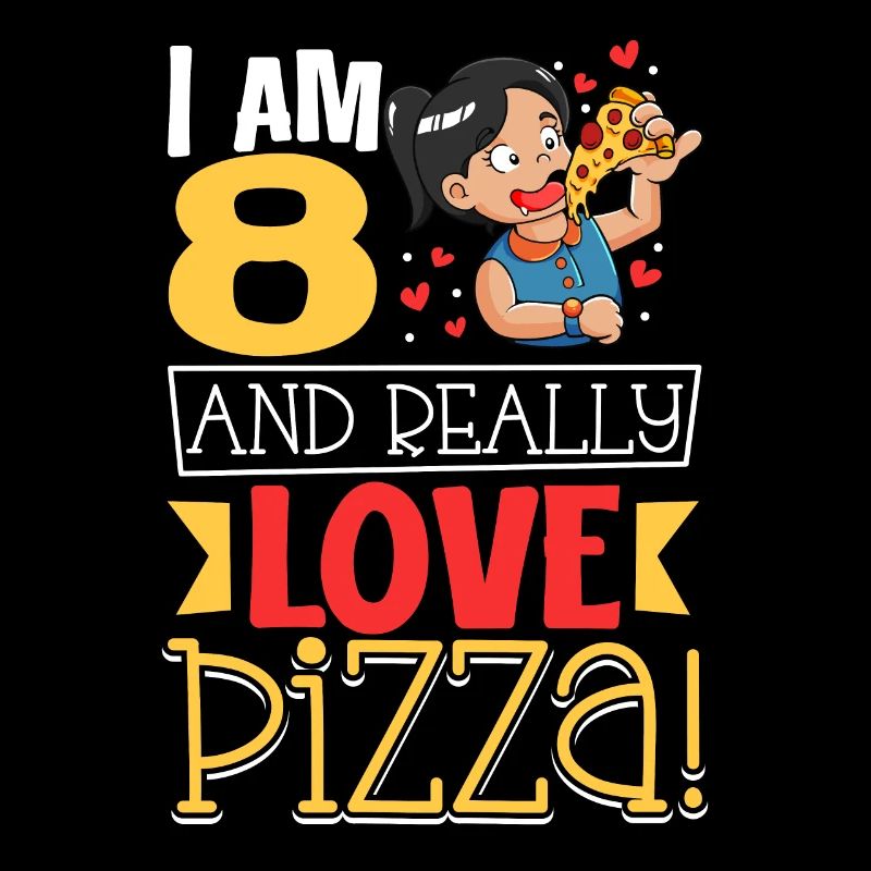Ich bin 8 - Mädchen Pizza
