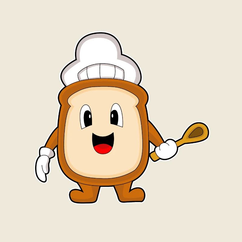 Brot Bäcker Kochlöffel Backen